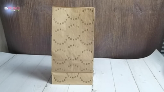 Custom Printed Disposable Kraft SOS Paper Bag Food Grade Square Bottom For Bakery Shop 